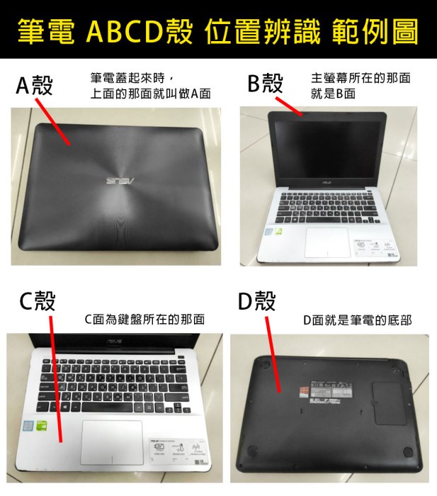 ☆【全新 華碩 Asus UX360 UX360C UX360CA C殼 邊框 中文鍵盤】☆