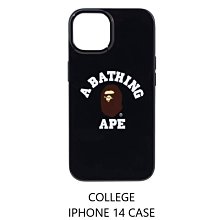 【日貨代購CITY】 BAPE APE COLLEGE IPHONE 14 CASE 透明 黑色 大頭 手機殼 現貨