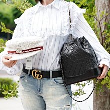 Chanel A94502 Gabrielle Backpack 大型流浪後背包 黑