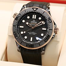 OMEGA 歐米茄 手錶 機械錶 43.5mm 海馬300 陶瓷錶殼 210.62.44.20.01.001