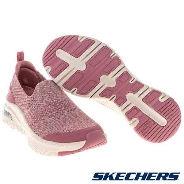 Skechers 女鞋 健走鞋 懶人鞋 ARCH FIT 粉/卡其【運動世界】149563MVE/149563TPE