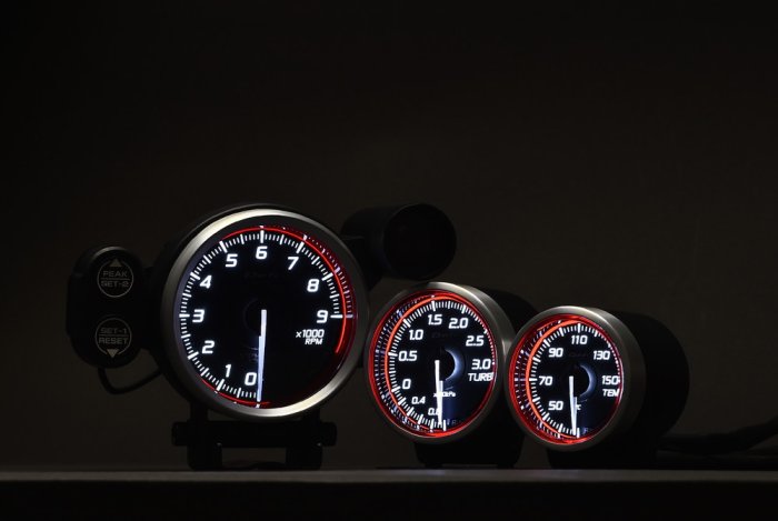 RACER GAUGE N2 TURBO METER 高反差TURBO錶