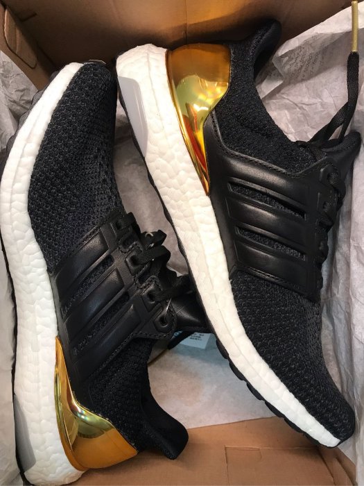 adidas ultra boost LTD 馬牌底金牌 皮革 BB3929 us9.5 奧運金牌