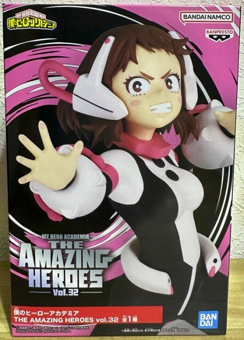 正版 日版 DXF 我的英雄學院 THE AMAZING HEROES 麗日御茶子 Vol.32 美女 公仔