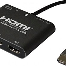 ~協明~ 4K/2K 3進1出 HDMI 2.0 輕巧型影音切換器 - AWD-MH320P MIT品質保證