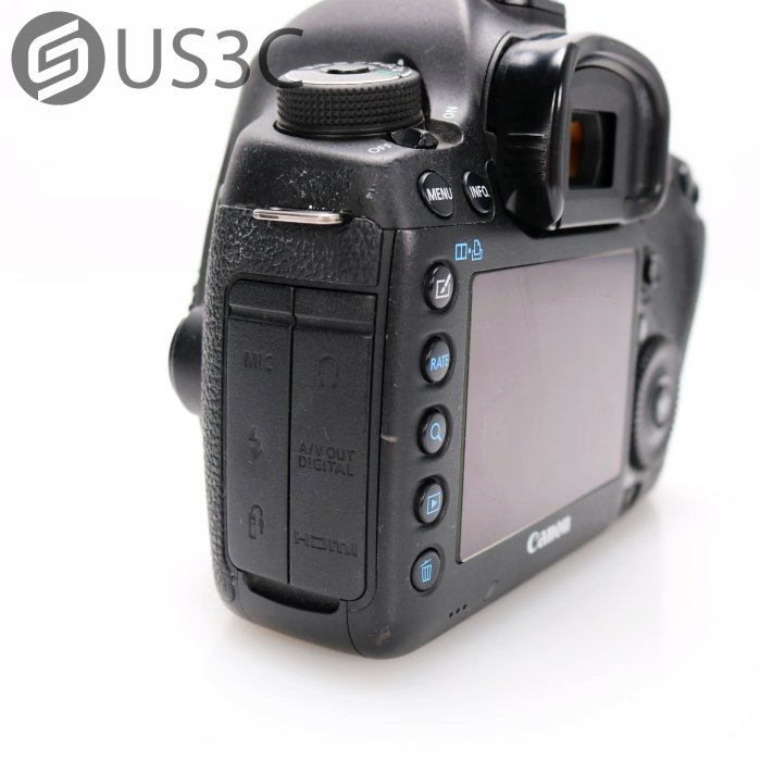 【US3C-桃園春日店】公司貨 Canon EOS 5D Mark III 單機身 全片幅 CMOS 2230萬像素 3.2吋螢幕 快門數73719 二手相機