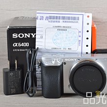 【品光數位】Sony A6400 單機身 2420萬畫素 銀色 快門326XX #125220T