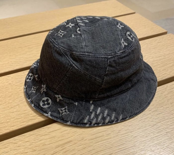 Louis Vuitton MP2745 Damier Geant Wave Monogram 漁夫帽 黑