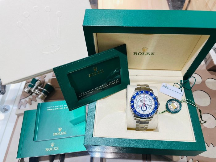 【北林流當品】ROLEX 勞力士 116680 遊艇名仕 賓士指針不鏽鋼錶款 倒計時碼表功能 2022年新式保卡