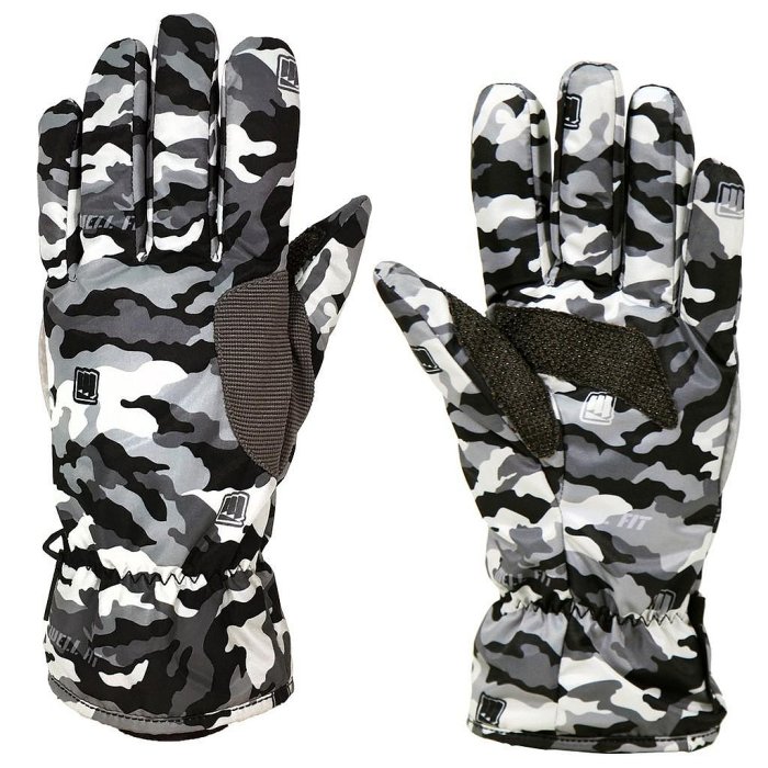 KEVLAR防水通勤手套 - 印花四色 保暖手套 防風防水 聚酯纖維 機車手套