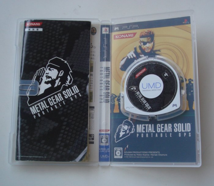 PSP 潛龍諜影 攜帶行動 日版 Metal Gear Solid Portable Ops