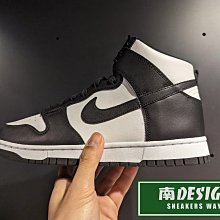 南🔥2024 4月 NIKE Dunk 高筒 Retro 籃球 復古 仿舊 皮革 男款 白黑 DD1399-105