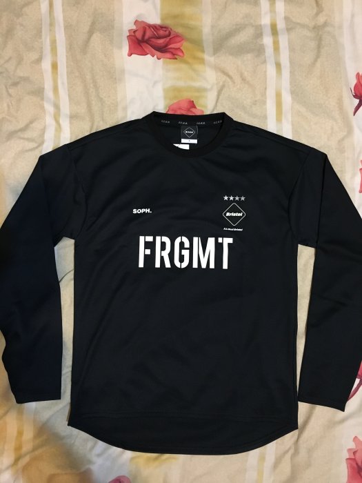 Real Bristol FCRB TRAINING TOP SHIRT JERSEY FRAGMENT 藤原浩閃電