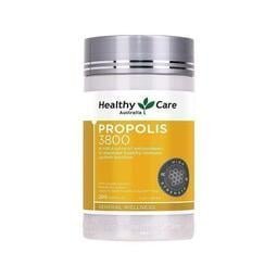 澳洲 Healthy care 白金蜂膠 propolis 黑蜂膠 3800mg 膠囊 200粒