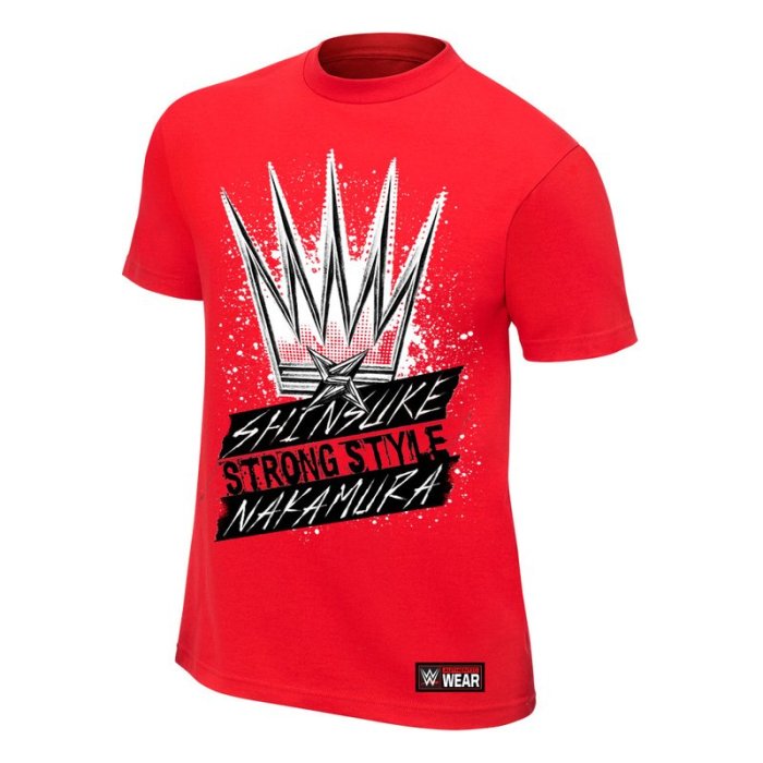 ☆阿Su倉庫☆WWE Shinsuke Nakamura King of Strong Style Tee 中邑真輔新款