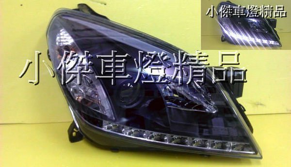 小傑車燈精品-全新 歐寶 OPEL ASTRA 03-08年 astra h 黑框類R8魚眼大燈(有水平馬達)