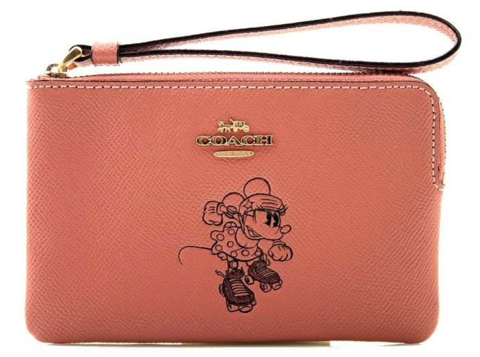 （十週年慶特惠）Coach 30004 新款Disney X米奇包 拉鏈零錢包 附代購憑證