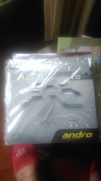 [阿丹桌球]andro plasma 470.德國桌球膠皮,黑色,2.0mm,一片950元.