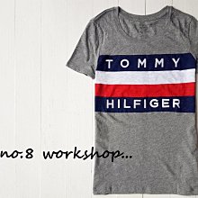 ☆【TH女生館】☆【TOMMY HILFIGER拼接刺繡短袖T恤】☆【TOMG002H4】寬鬆版(XXS)