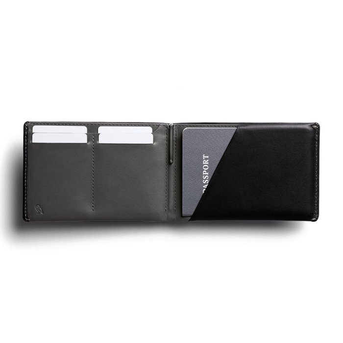 【澳洲Bellroy】黑色 RFID晶片防側錄皮革護照套 防盜刷皮革護照夾 真皮護照套 卡夾票夾 旅行錢包