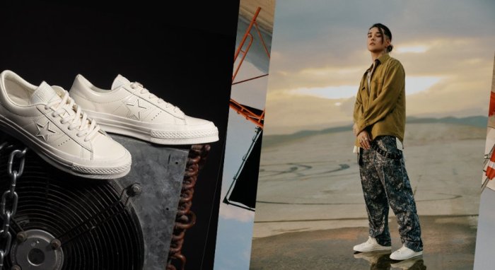 【Luxury】Converse one star hanbyeol leather 皮革帆布鞋 黑白 男女鞋 韓國正品