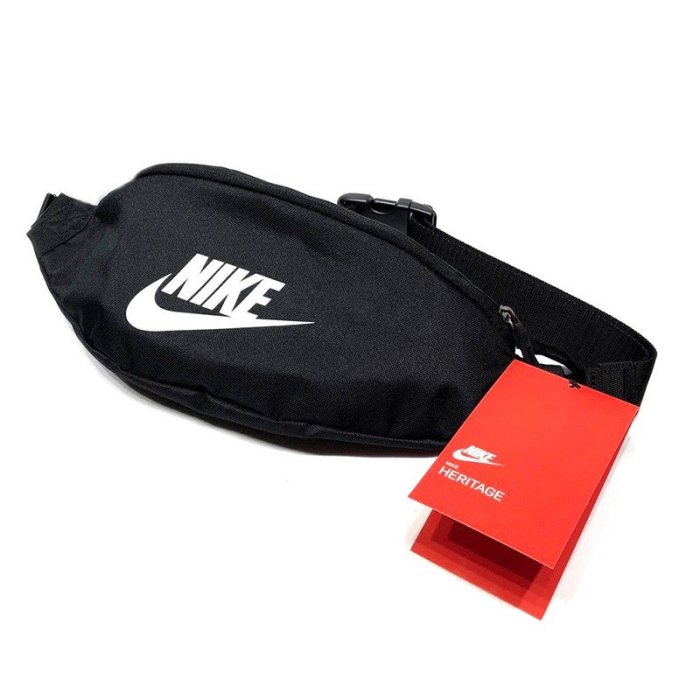 [MR.CH] NIKE Heritage Hip BAG 黑色 大勾 側背 隨身小包 腰包 BA5750-010