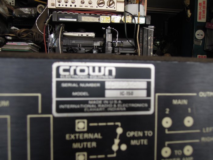 美國銘機 CROWN AMCRON IC-150前級擴大機