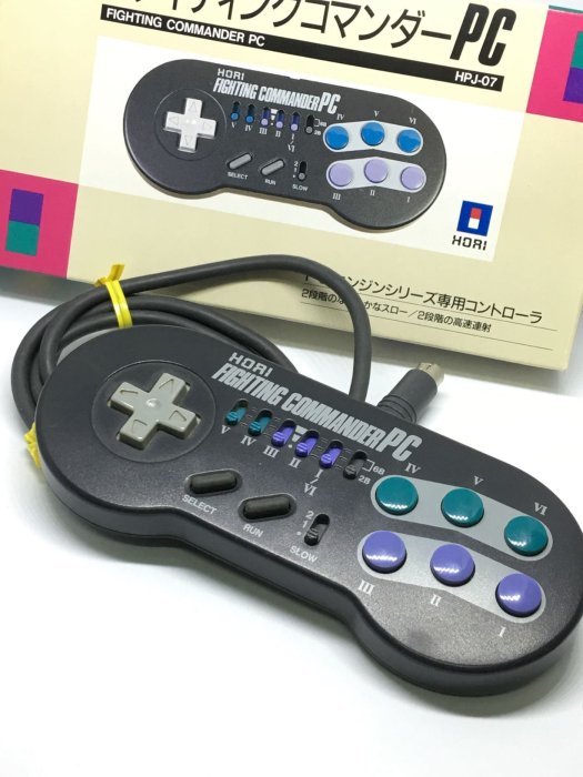 PC-Engine Hori 原廠格鬥手把 fighting commander PC controller 日本製