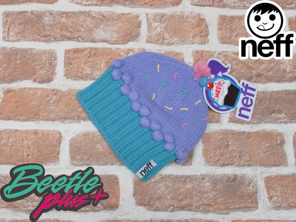 BEETLE PLUS 西門町實體店面 美國 NEFF CUPCAKE CONFFETI BEANIE 蛋糕 毛帽 蛋糕帽 藍 紫 藍莓