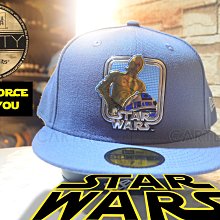 New Era Star Wars r2d2 cp3o 59fifty Fitted星際大戰機器人高週波印刷全封40週年