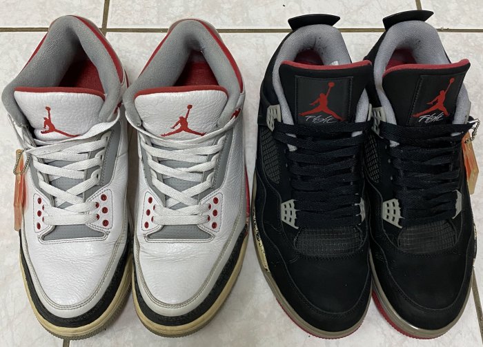 Jordan bred 11可參考 Jordan 4 (已售）jordan 3 US10.5（已售）台灣公司貨 Jordan 5 10 11 可參考,可當工作鞋