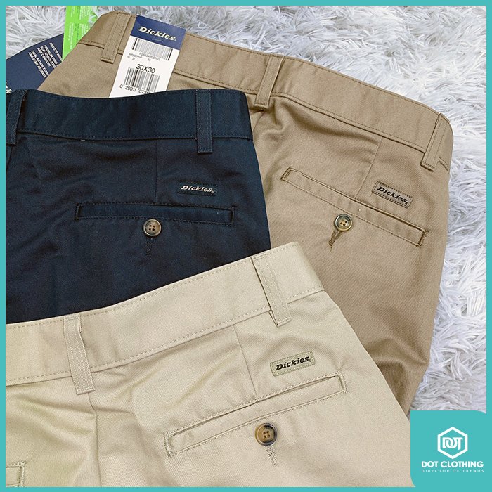 DOT 聚點 DICKIES KHAKI WP902 卡其 深藍 直筒褲 經典 舒適 合身 工作褲 長褲 西裝褲 男款