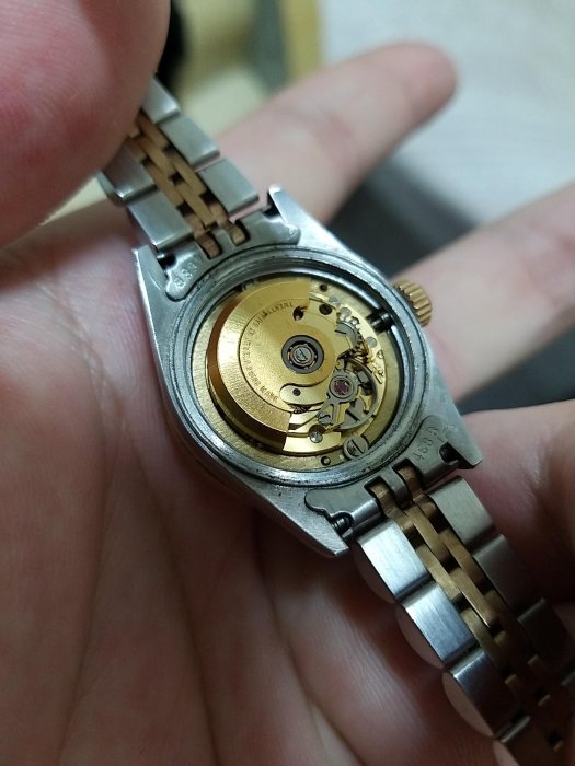 瑞士原裝Unidin雅典滿天星k金錶 eta機芯女錶