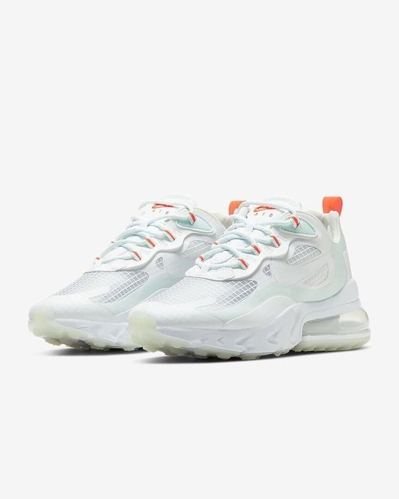 NIKE AIR MAX 270 REACT 白 薄荷綠 慢跑鞋 運動休閒鞋