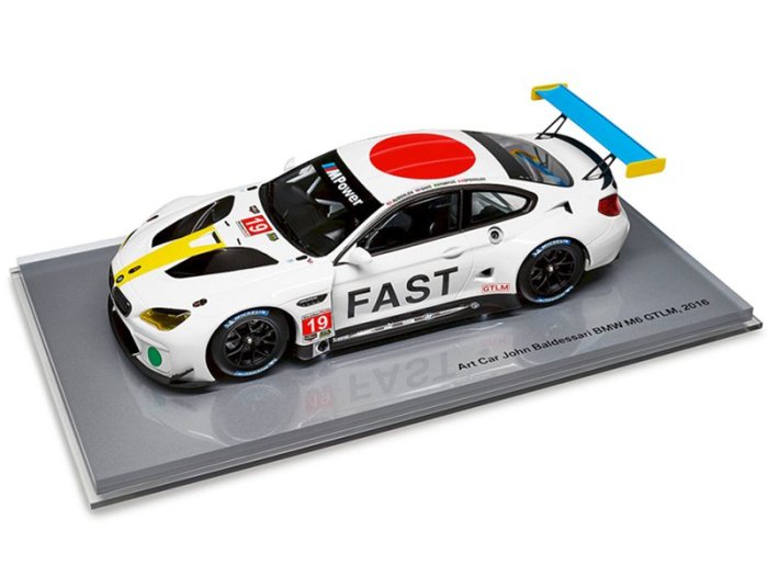 【樂駒】BMW 原廠 M6 GTLM Art Car John Baldessari 1:18 1/18 模型車 精品