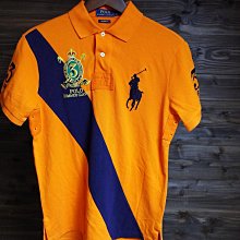 CA 美國馬球牌 POLO Ralph Lauren 橘色 純棉 短袖polo衫 S號 一元起標無底價Q201