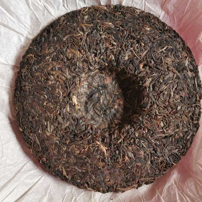 【普洱 生茶】普洱茶生茶中茶綠印2005老生茶特級七子餅357g