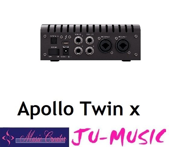 造韻樂器音響- JU-MUSIC - Universal Audio Apollo Twin X Thunderbolt