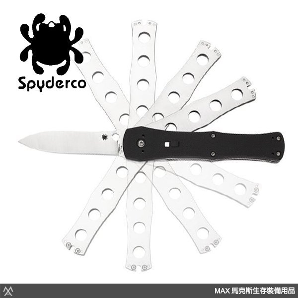 馬克斯 - Spyderco 蜘蛛 ani-Song翻轉折刀 / S30V鋼 / C191GP