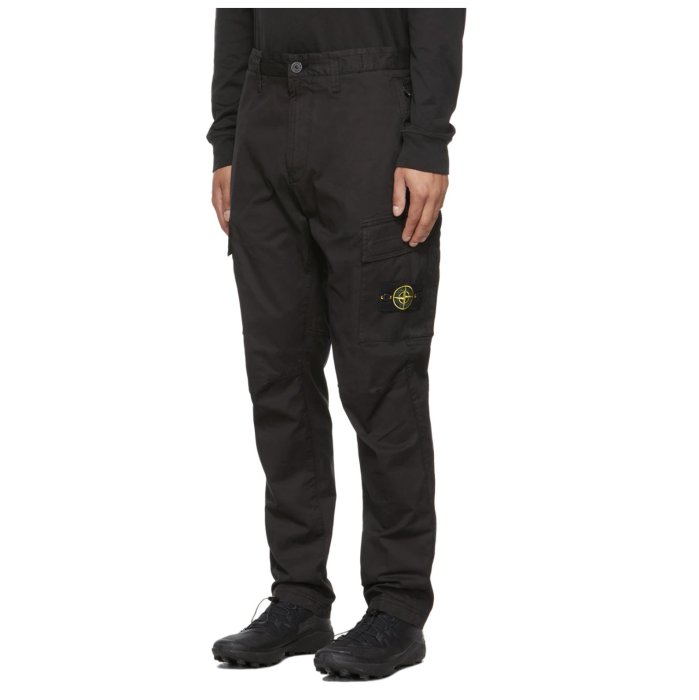 Stone island cargo pants 軍綠色 黑色 直筒長褲 石頭島 工作褲 工裝軍褲 全新正品