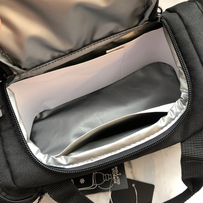 美國百分百【全新真品】 NIKE 旅行袋 手提包 肩背包 防潑水 迷你版旅行袋 迷你提袋 水瓶袋 手提袋 AQ75