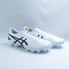 ASICS 1103A097101 DS LIGHT CLUB 男款 足球釘鞋 2E楦 白x黑【iSport愛運動】