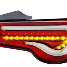 【小鳥的店】豐田 GT 86 FT 86 ZN6 SUBARU BRZ LED 光條 紅底 尾燈 後燈 導光