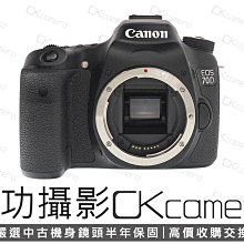 成功攝影 Canon EOS 70D Body 中古二手 2020萬像素 強悍數位APS-C中階單眼相機 觸控螢幕 保固半年