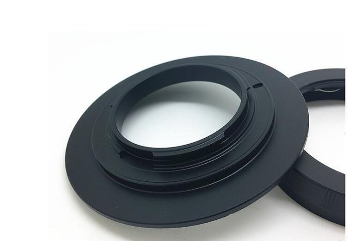 EOS-58mm倒接環適用佳能單反相機EF-18-55mm鏡頭微距倒接圈反接環-佳藝居