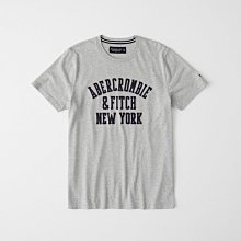 【A&F男生館】☆【Abercrombie&Fitch LOGO貼布短袖T恤】☆【AF007S3】(XS-L)