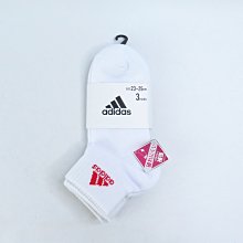 ADIDAS 運動襪 薄底 短襪 三雙入 日版 腳跟腳趾加強 333400G001 白【iSport愛運動】