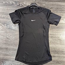 南🔥2023 7月 NIKE PRO Dri-FIT 短袖上衣 短T LOGO 訓練 合身 男 黑FB7933-010