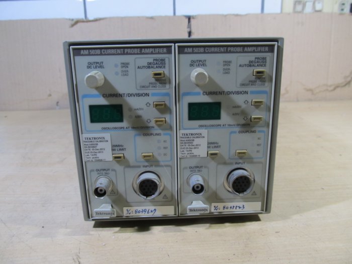 Tektronix TM502A+AM503B*2  Current Probe Amplifier電流放大器