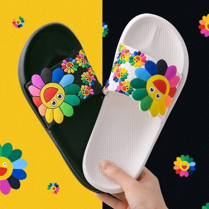現貨：日本代購GP太陽花拖鞋女夏季室內居家可愛防滑軟底厚底外穿一字拖